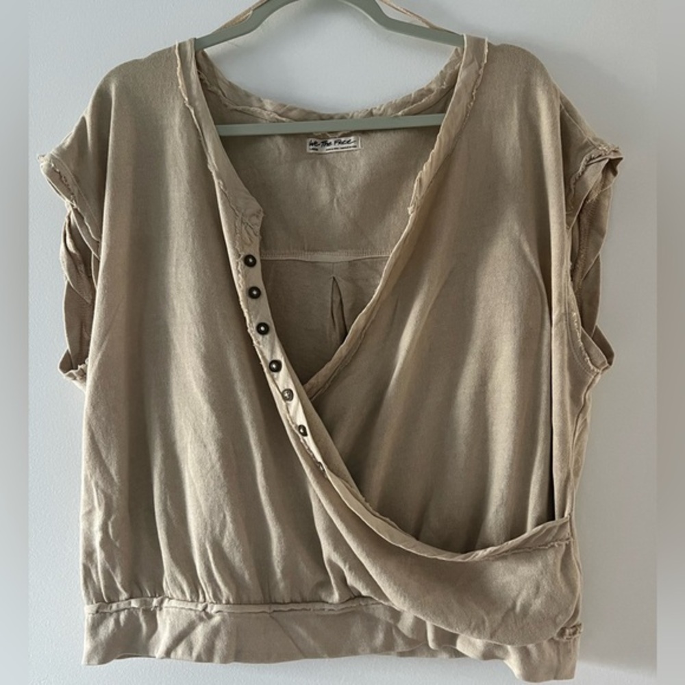 We The Free Tan Women's Top Size L